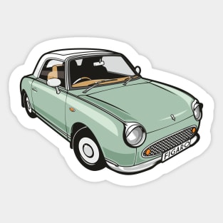 Nissan Figaro Emerald Green Sticker